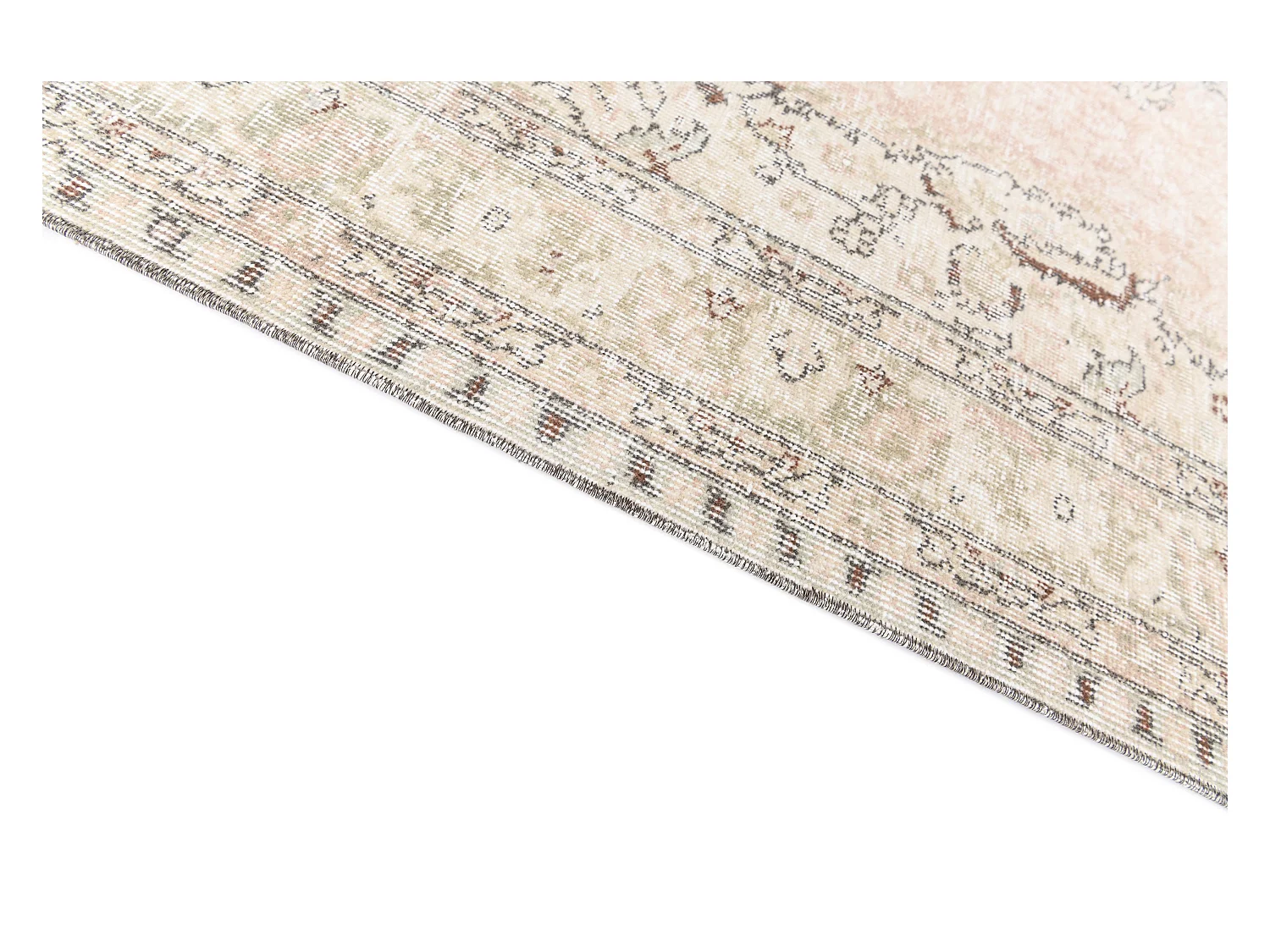 Tappeto in lana 160x262 rosa Ultra Vintage