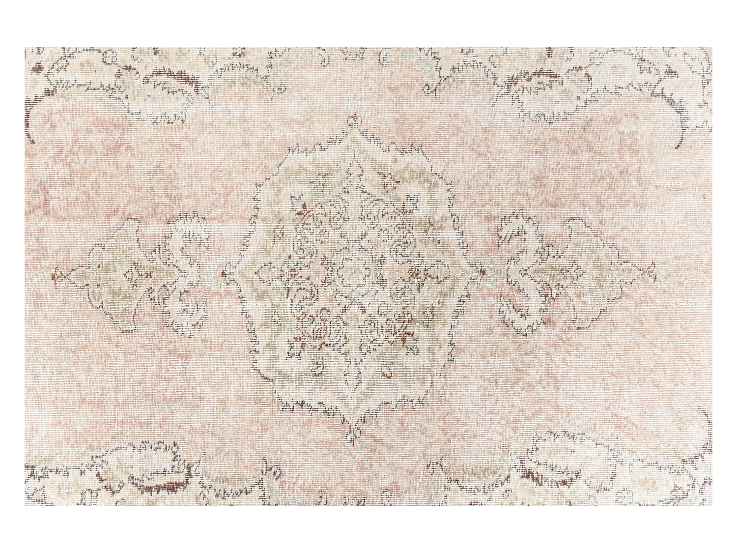 Tappeto in lana 160x262 rosa Ultra Vintage