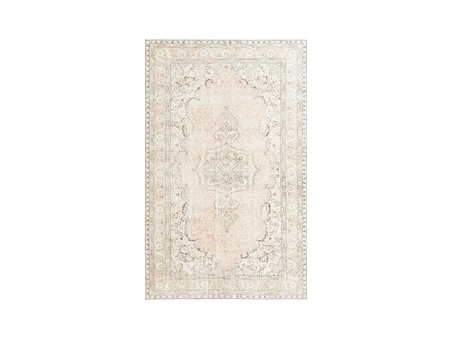 Tappeto in lana 160x262 rosa Ultra Vintage