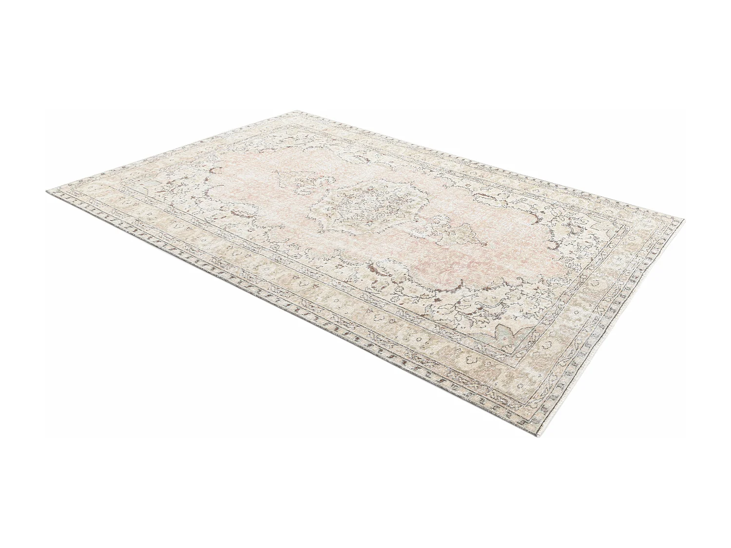 Tapis de laine 160x262 rose Ultra Vintage
