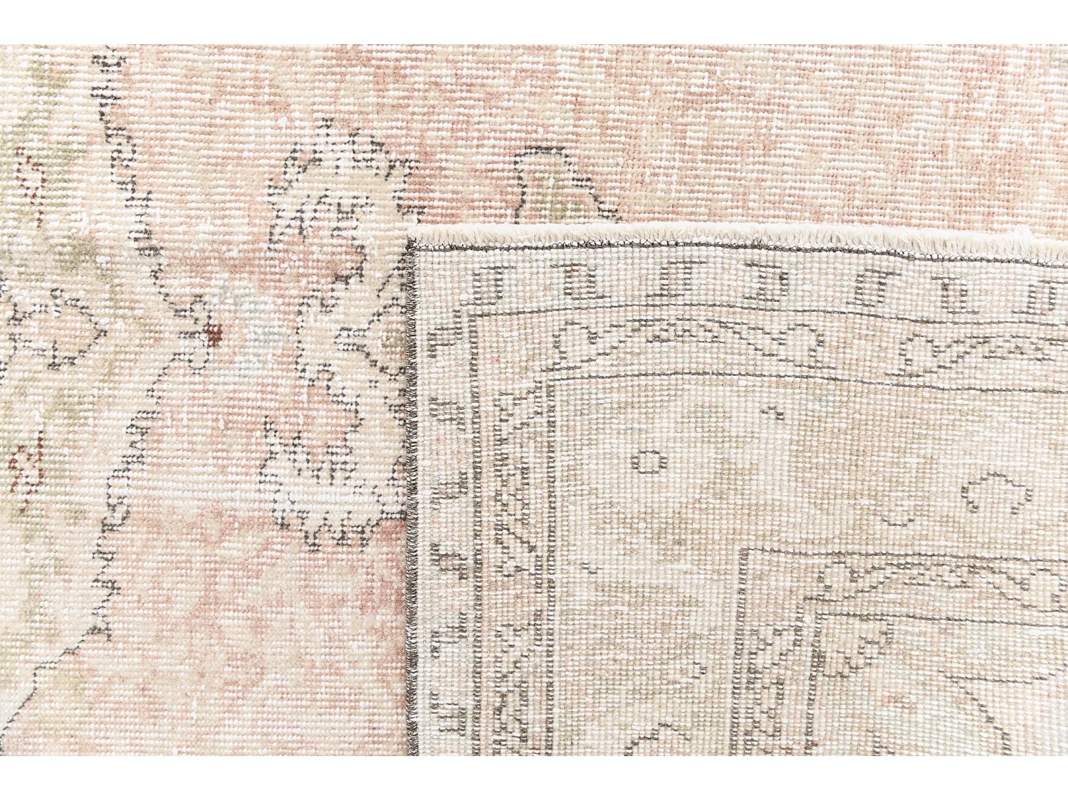 Tapis de laine 160x262 rose Ultra Vintage