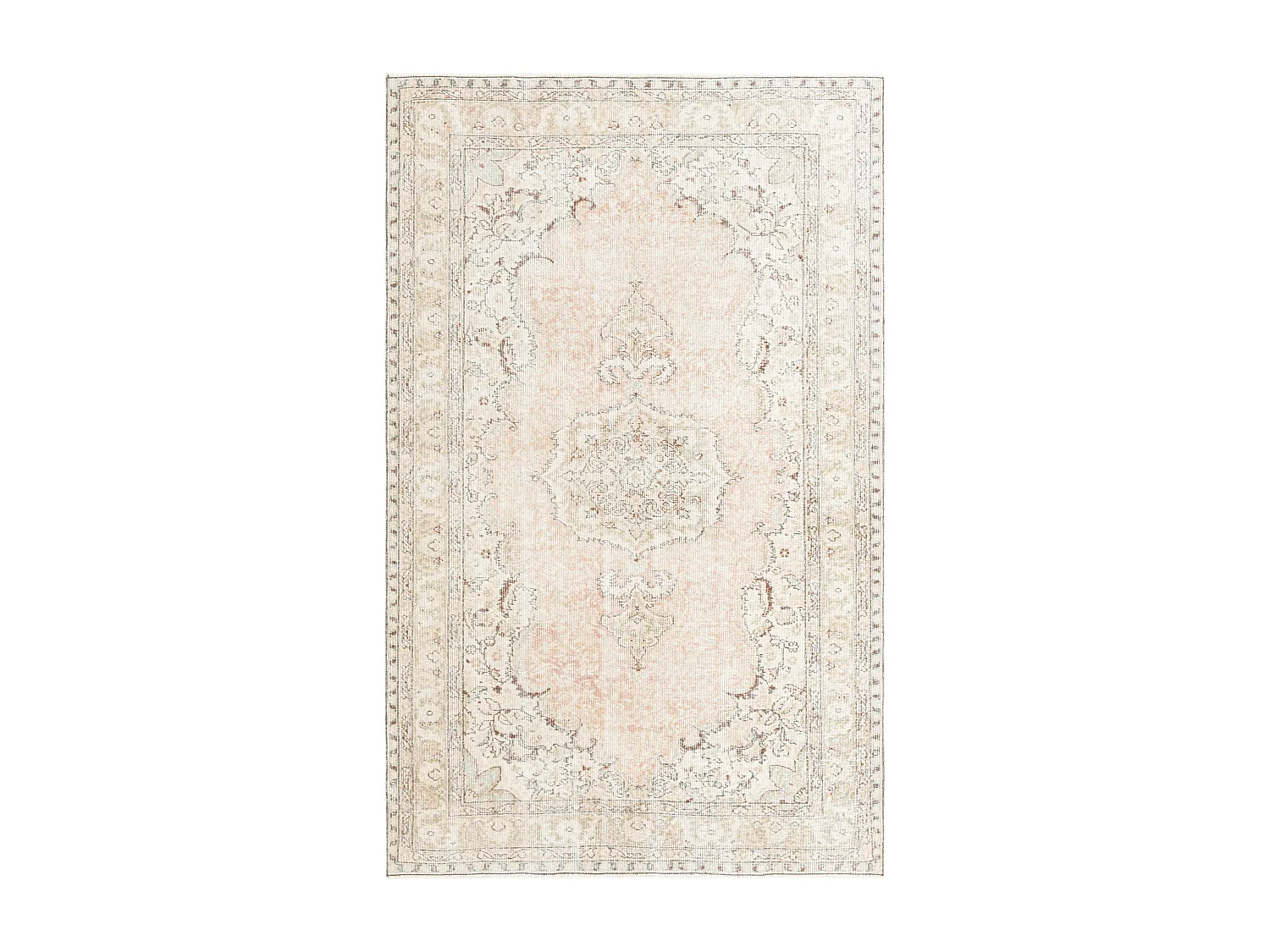 Tapis de laine 160x262 rose Ultra Vintage