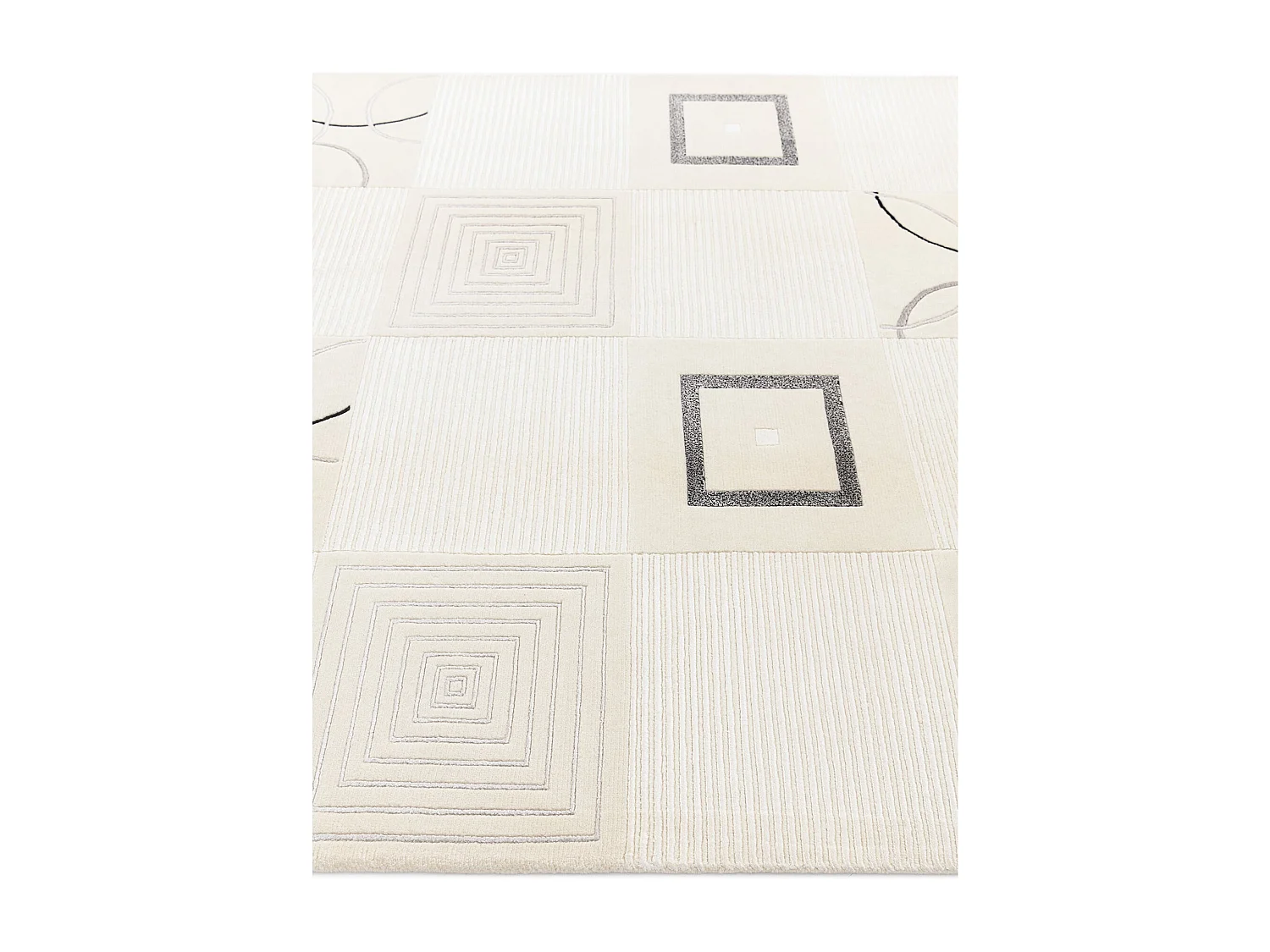 Tapis de laine 170x251 beige Darya