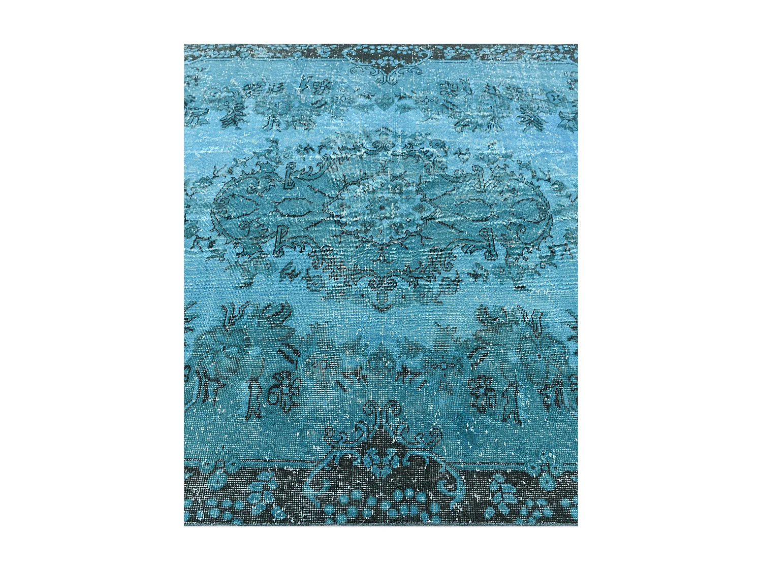 Tapis de laine 175x282 Bleu Ultra Vintage