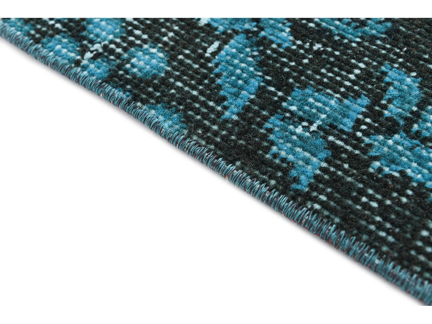 Tapis de laine 175x282 Bleu Ultra Vintage