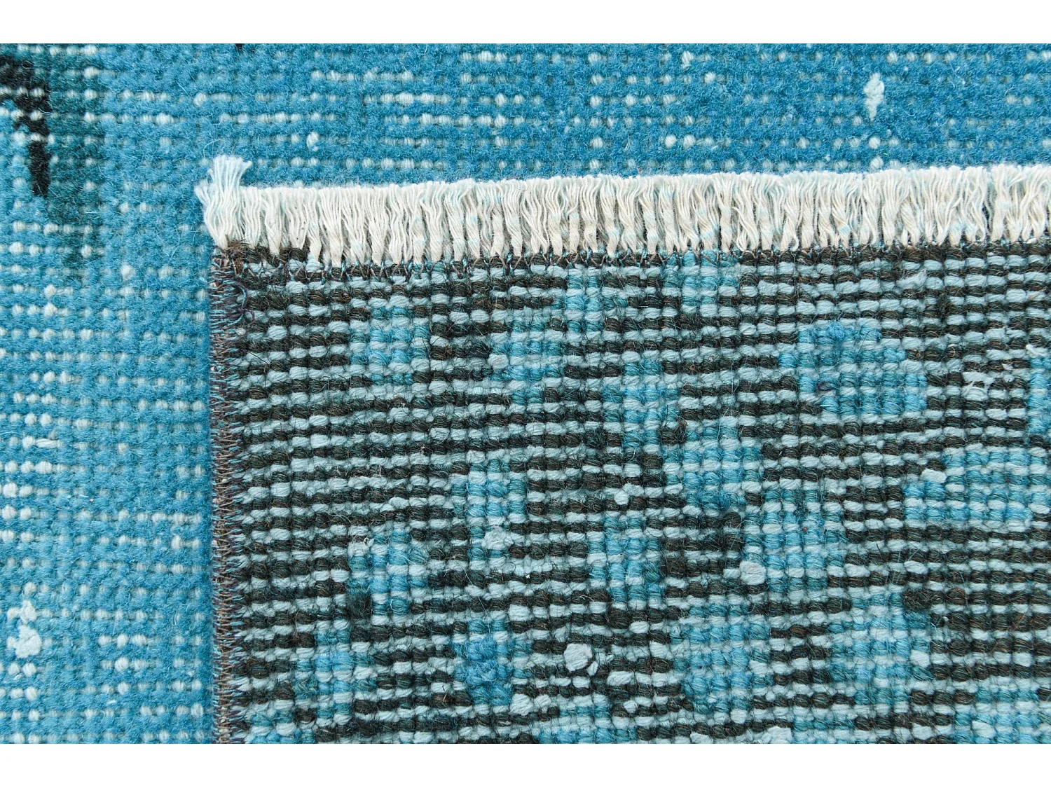 Tapis de laine 175x282 Bleu Ultra Vintage