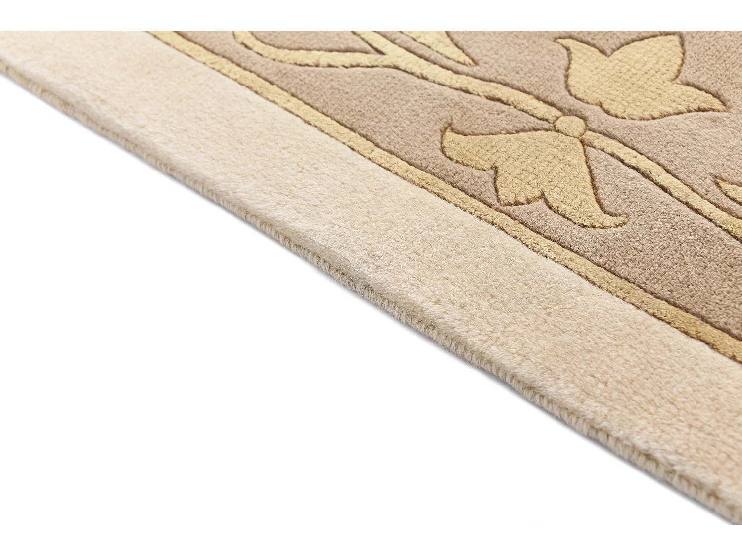 Läufer-Wollteppich 79x305 Braun Darya