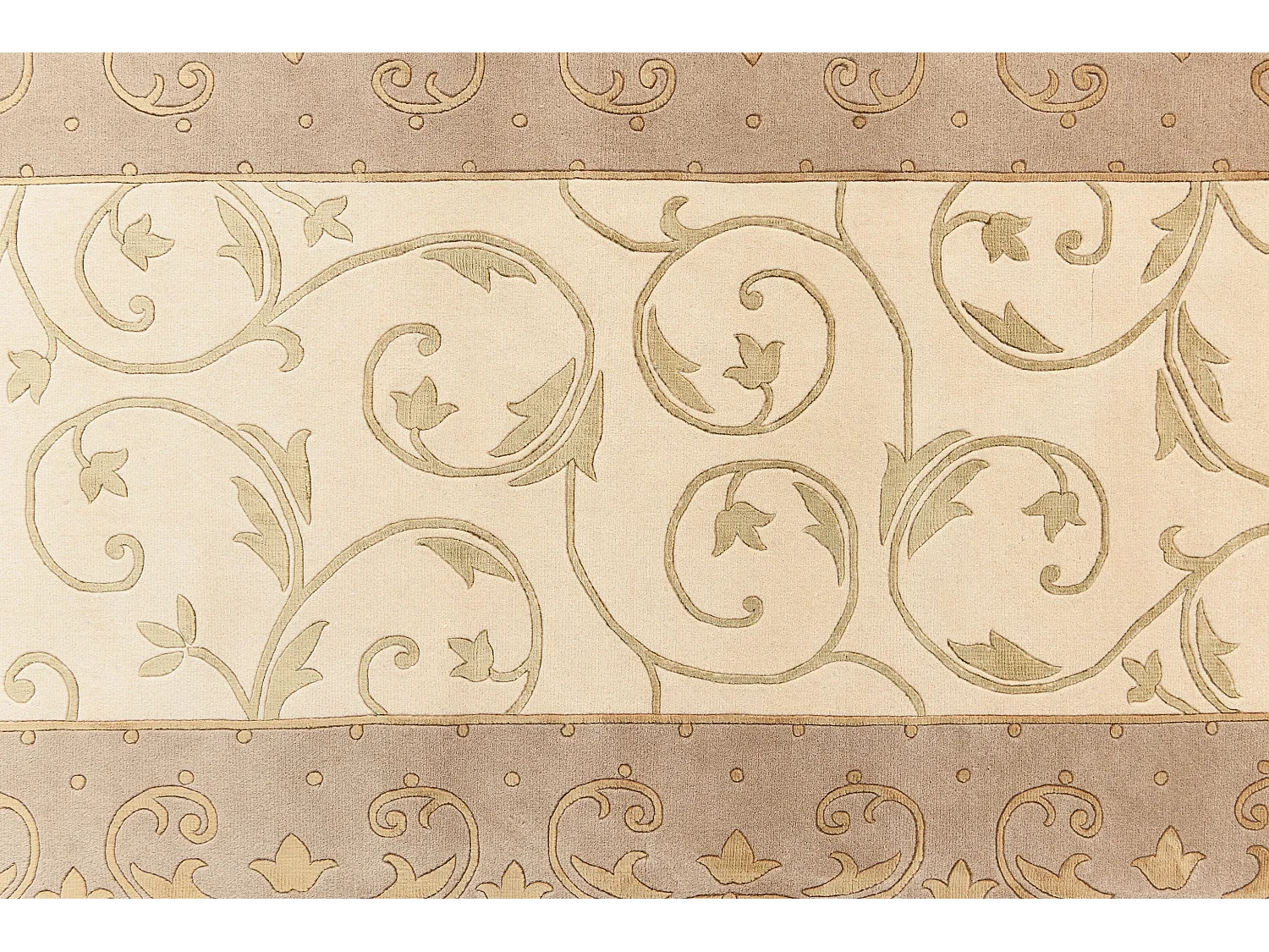 Läufer-Wollteppich 79x305 Braun Darya