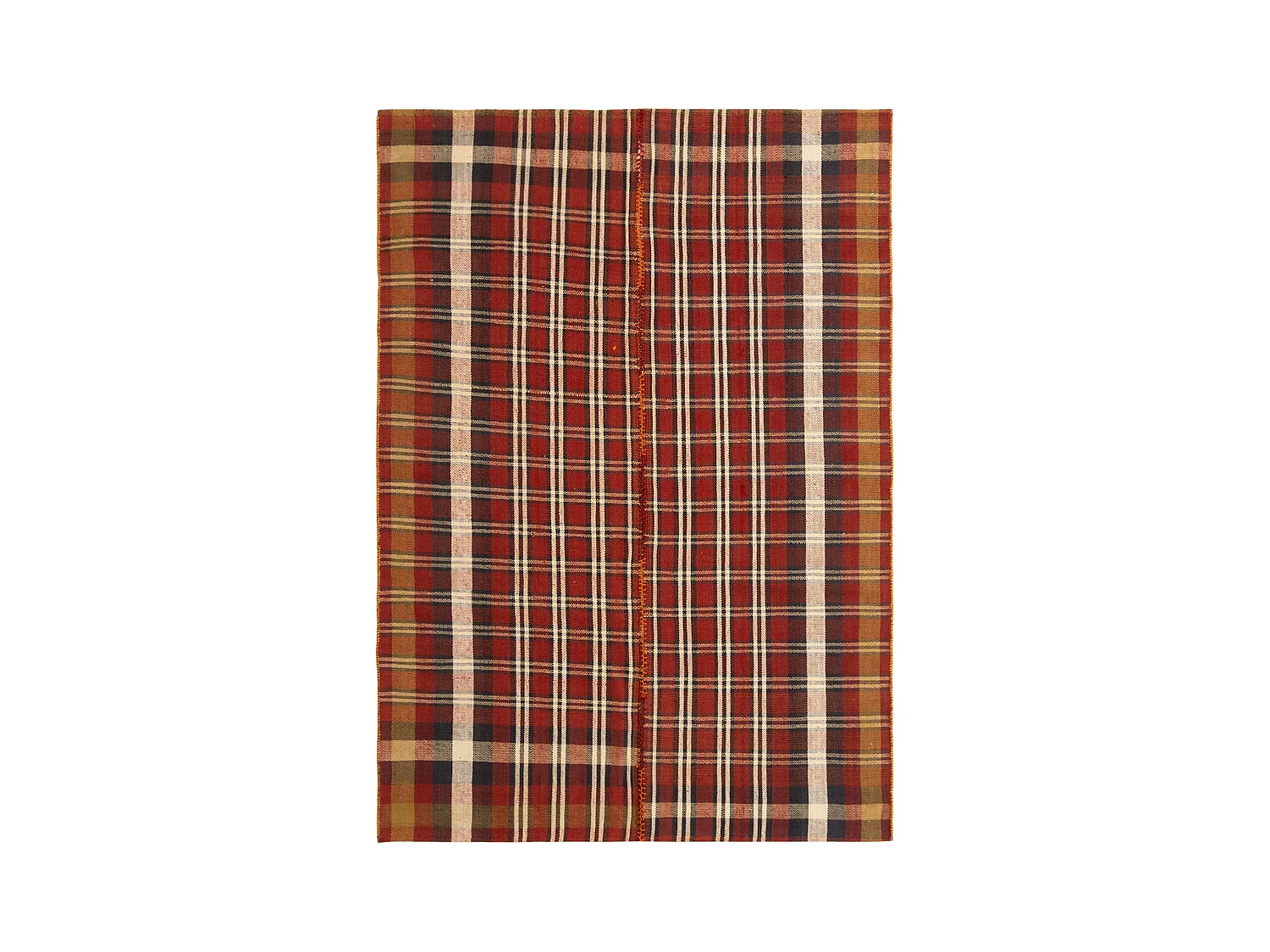 Tapis de laine 142x201 rouge Jajim