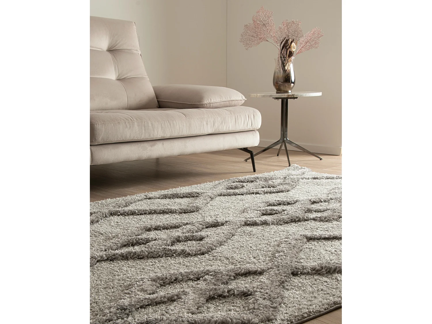 Tappeto shaggy  240x305 grigio Thun Tribus