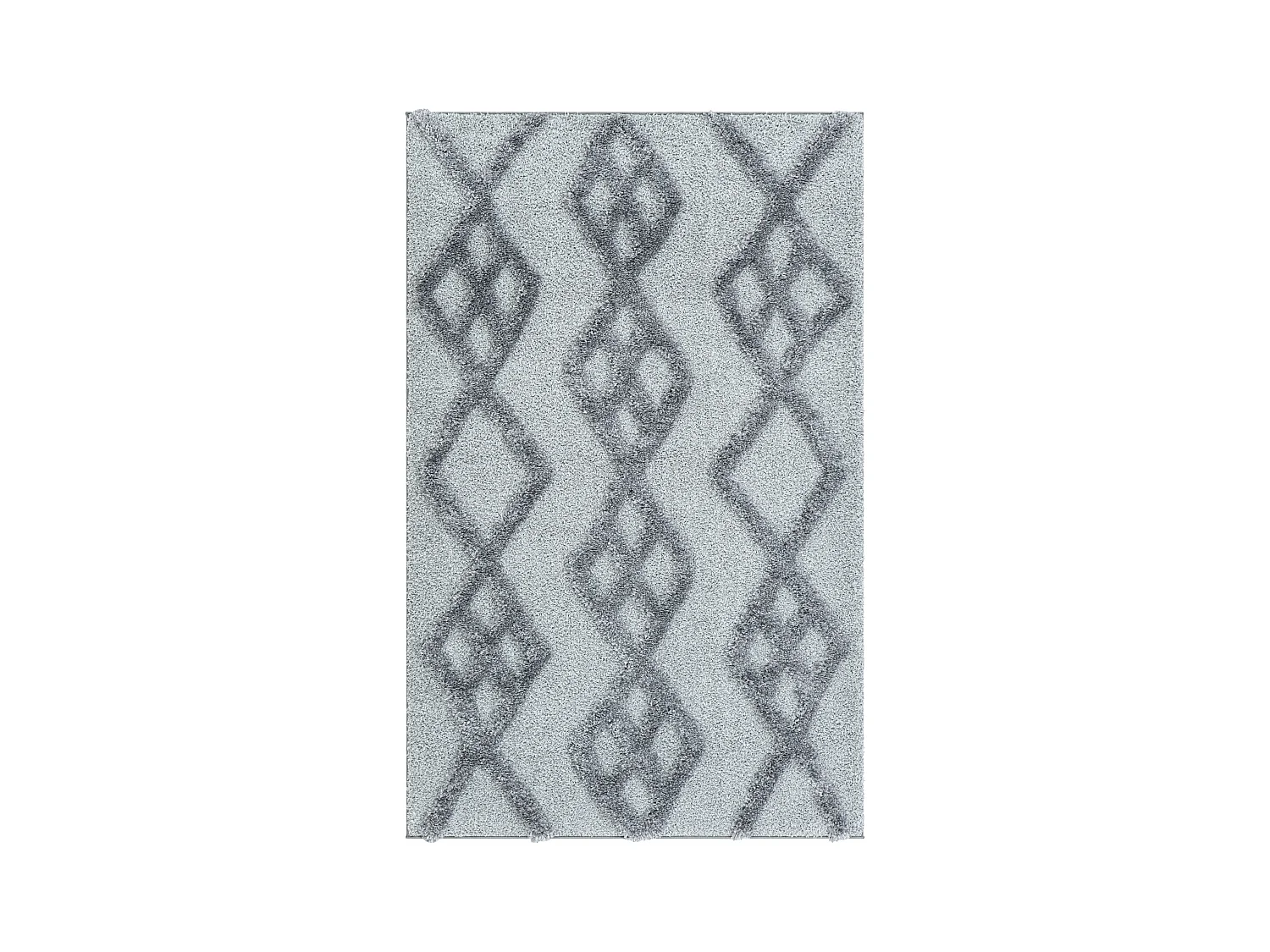 Hoogpolig tapijt 305x240 Grijs Thun Tribus