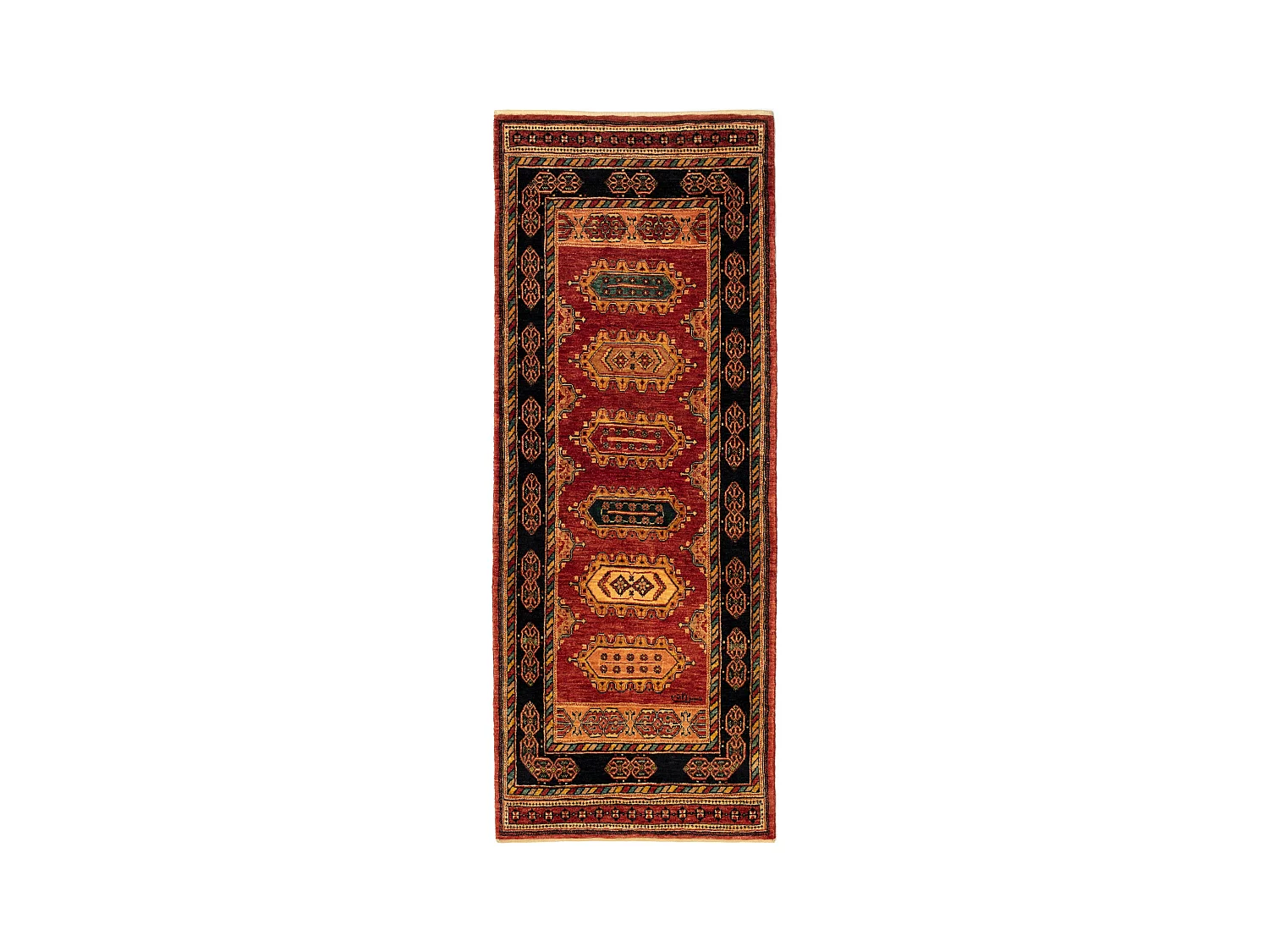 Tapis de couloir en laine 80x212 rouge Kashkuli