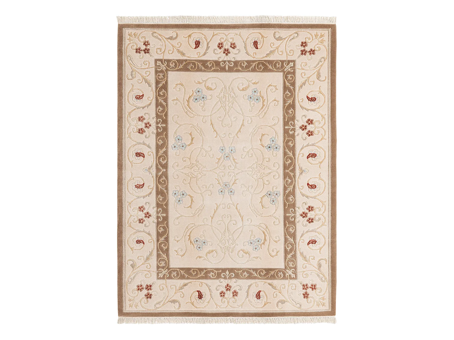 Tapis de laine 175x239 beige Darya