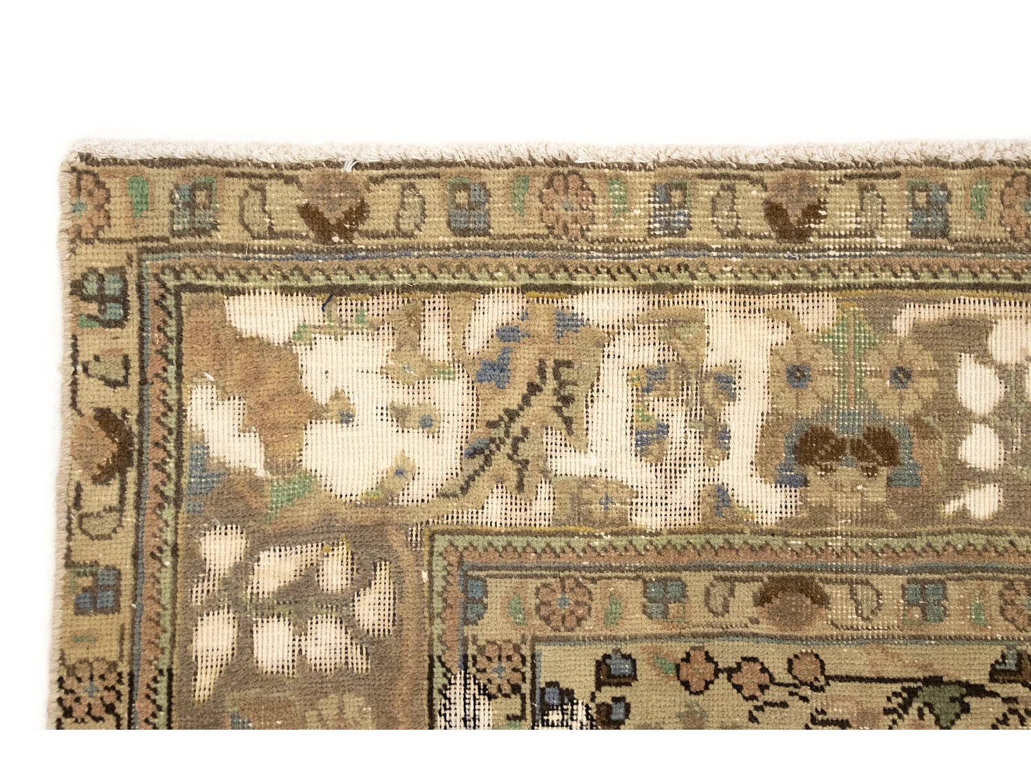 Tappeto in lana 198x300 bianco crema Vintage Royal