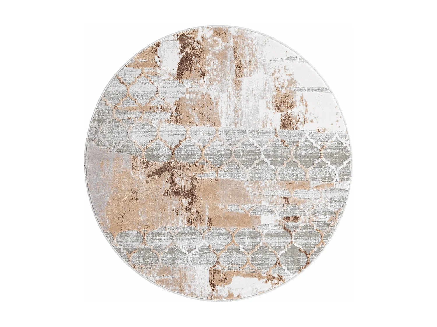 Tapis 240x240 brun Davos Mesh