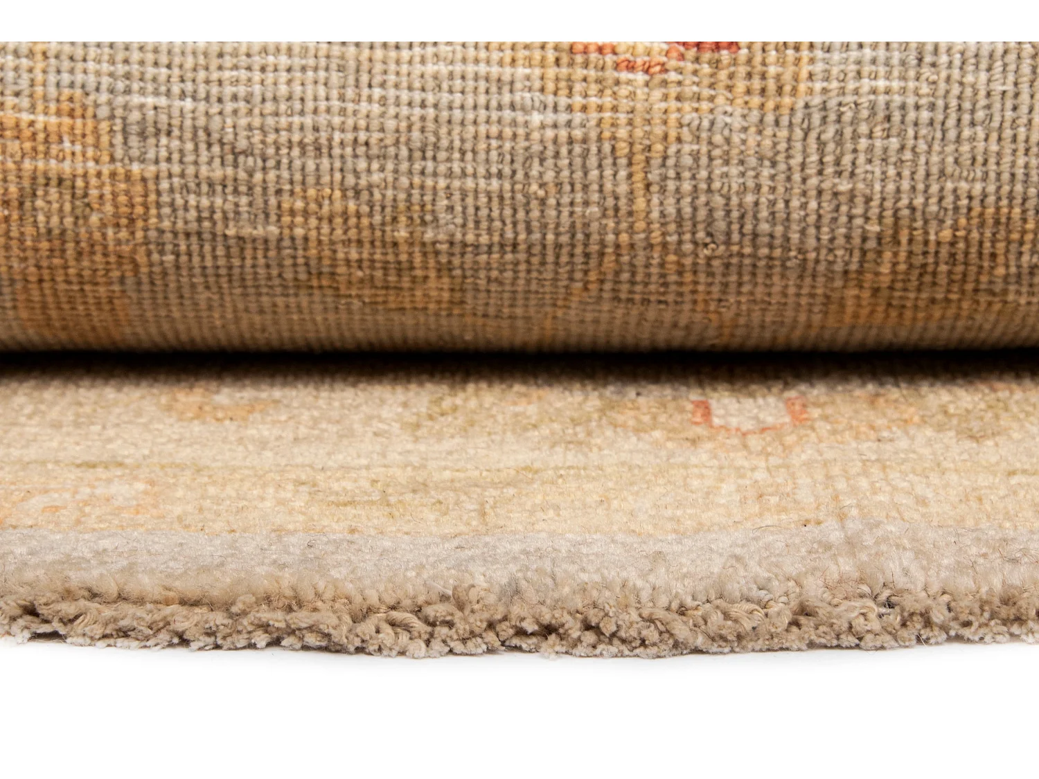 Tapis de laine 205x208 beige Kaizar