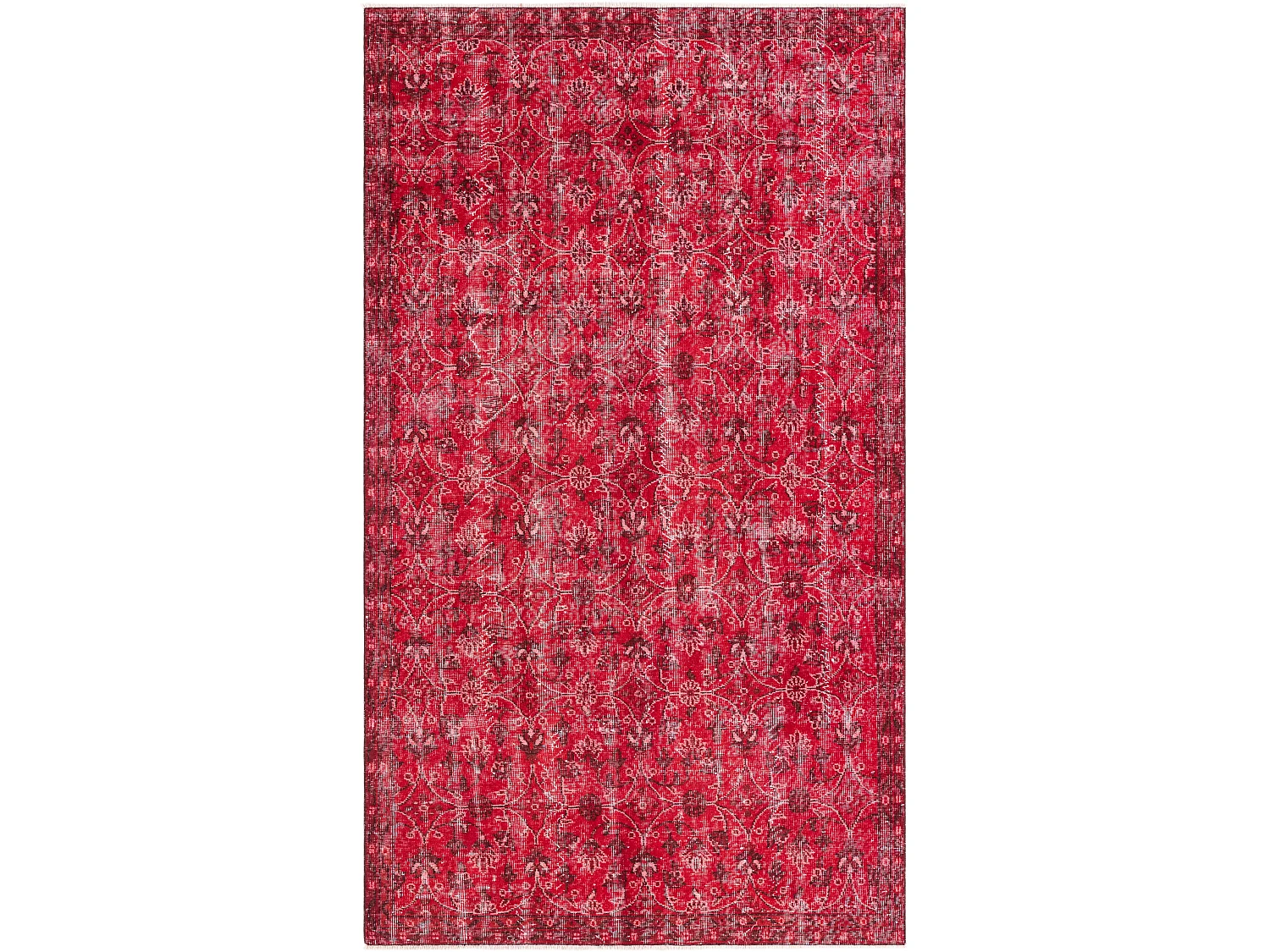 Wollteppich 152x264 Rot Ultra Vintage