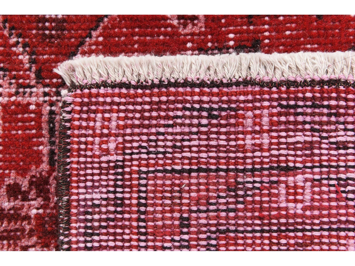 Tapis de laine 152x264 rouge Ultra Vintage