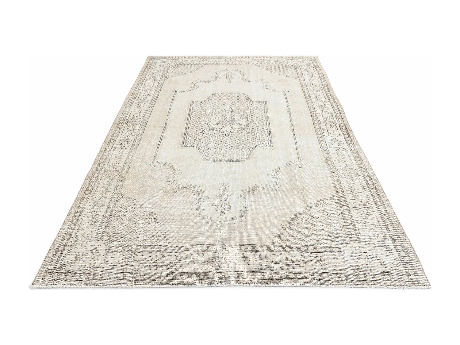 Tappeto in lana 170x292 marrone Ultra Vintage