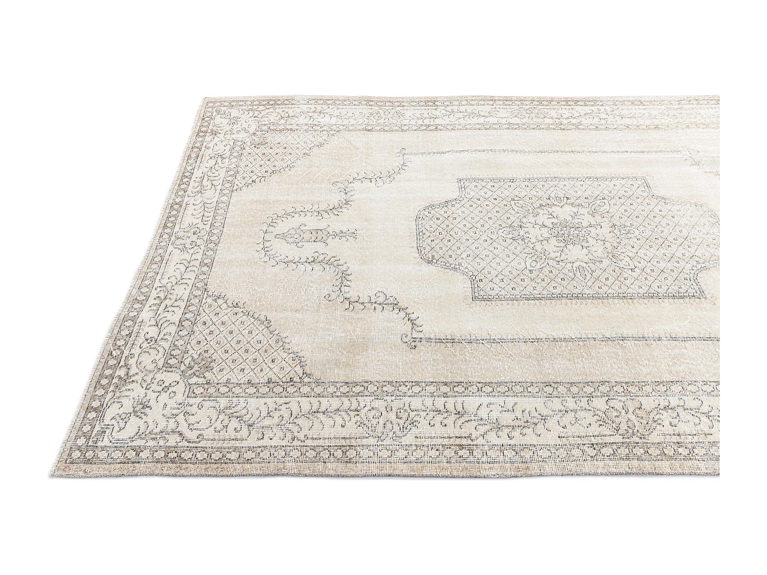 Tappeto in lana 170x292 marrone Ultra Vintage