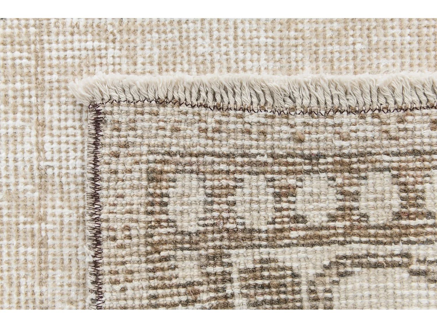 Tappeto in lana 170x292 marrone Ultra Vintage