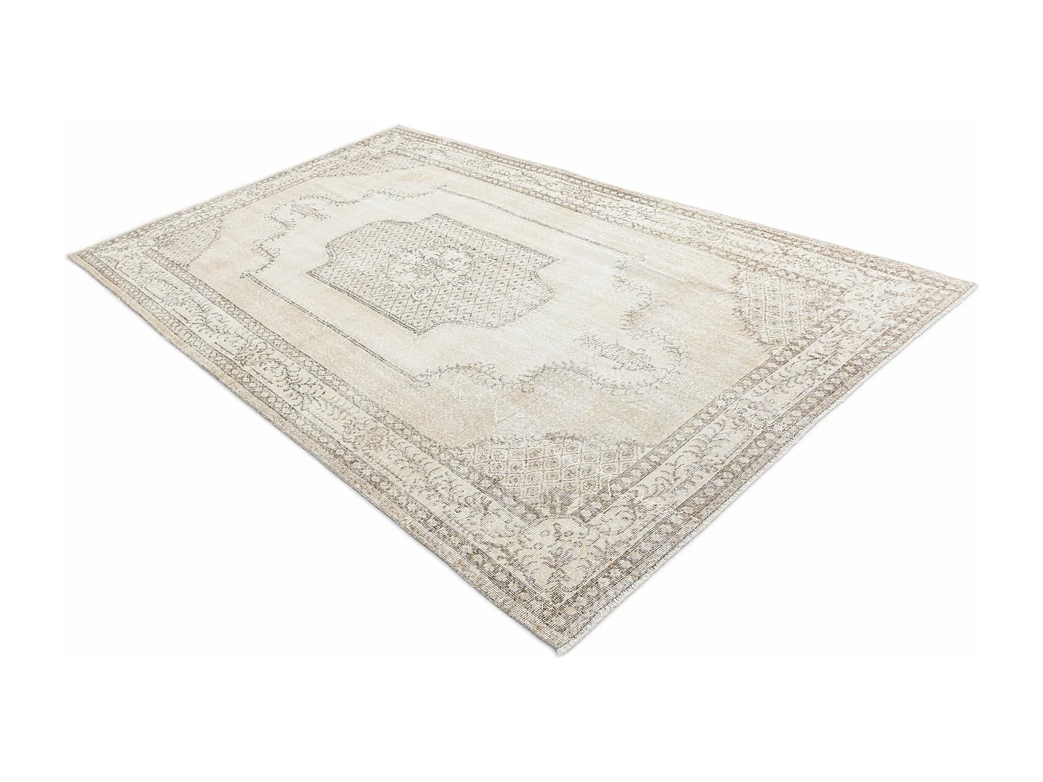 Tapis de laine 170x292 brun Ultra Vintage