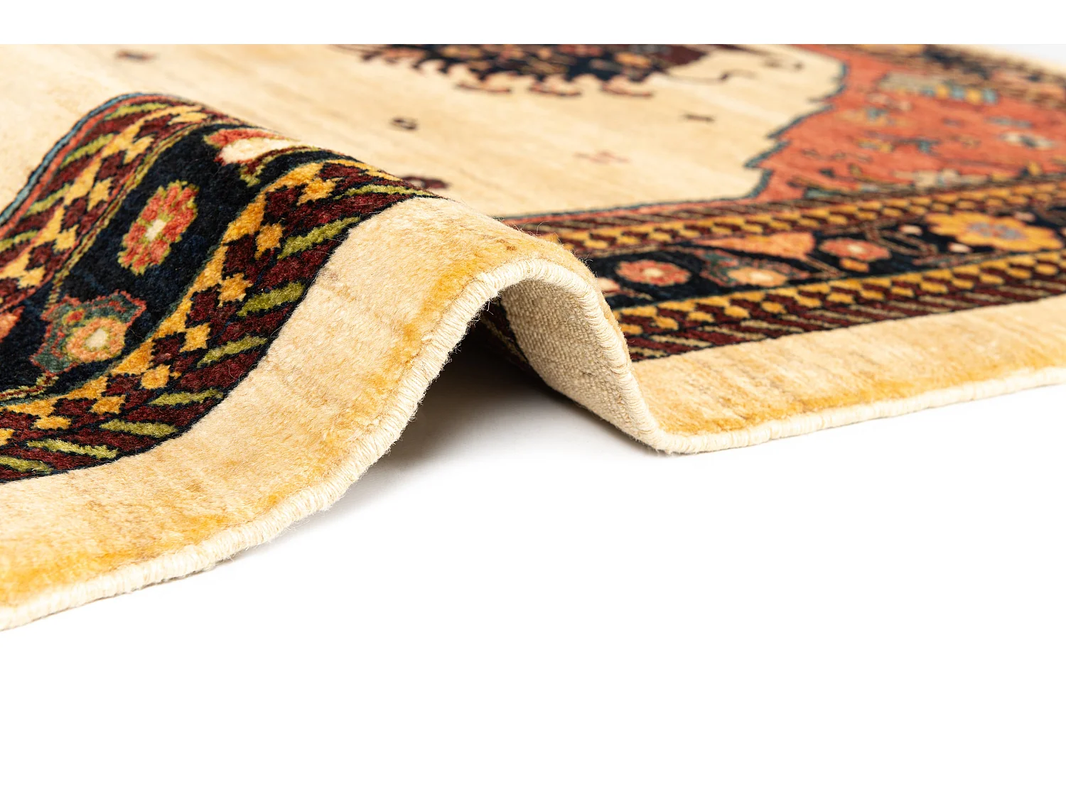 Tapis de laine 150x212 rouge Kashkuli