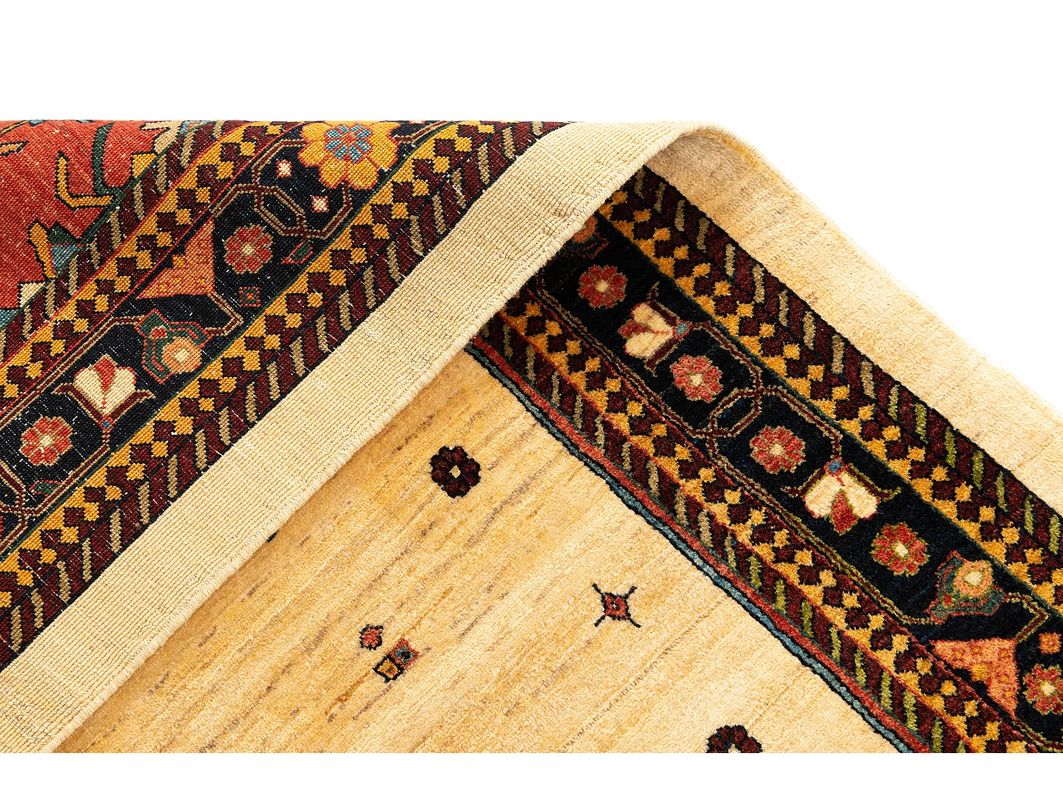 Tapis de laine 150x212 rouge Kashkuli