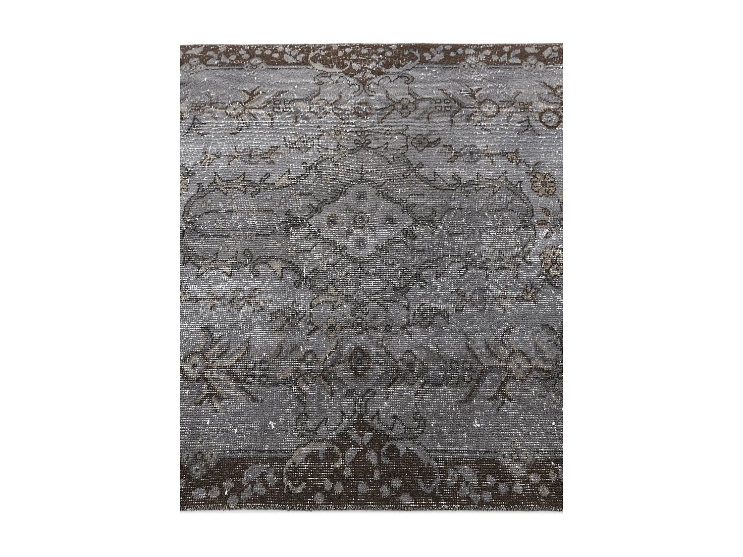 Tapis de laine 112x206 gris Ultra Vintage