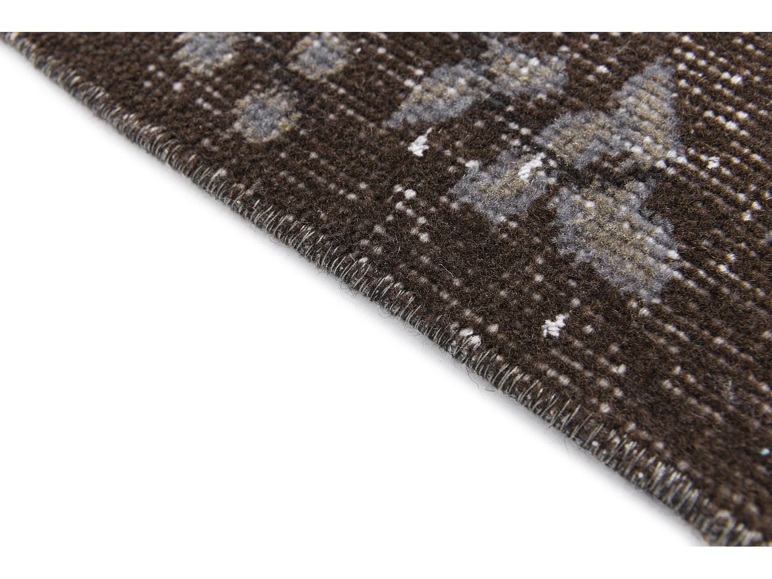 Tapis de laine 112x206 gris Ultra Vintage