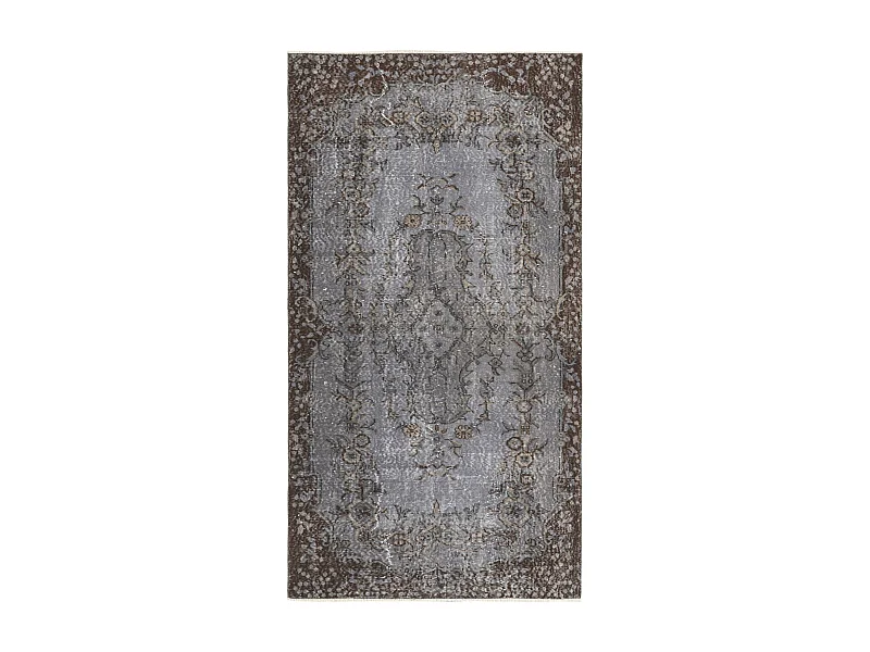 Tapis de laine 112x206 gris Ultra Vintage