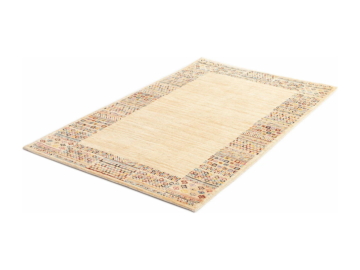 Tappeto in lana 94x156 beige Juma