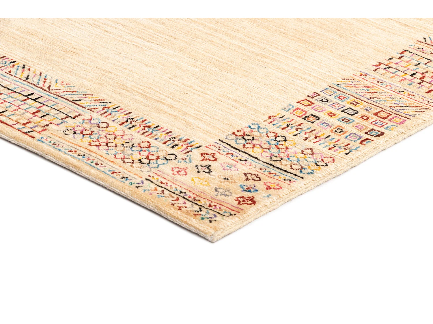 Tappeto in lana 94x156 beige Juma