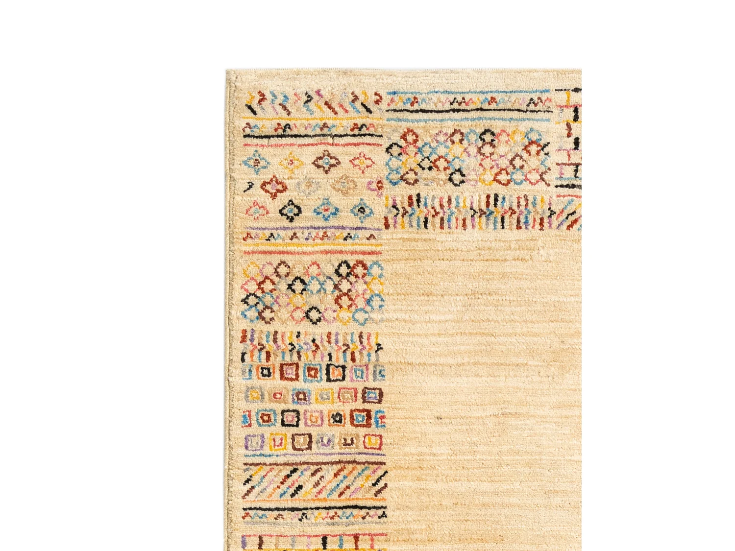 Tappeto in lana 94x156 beige Juma