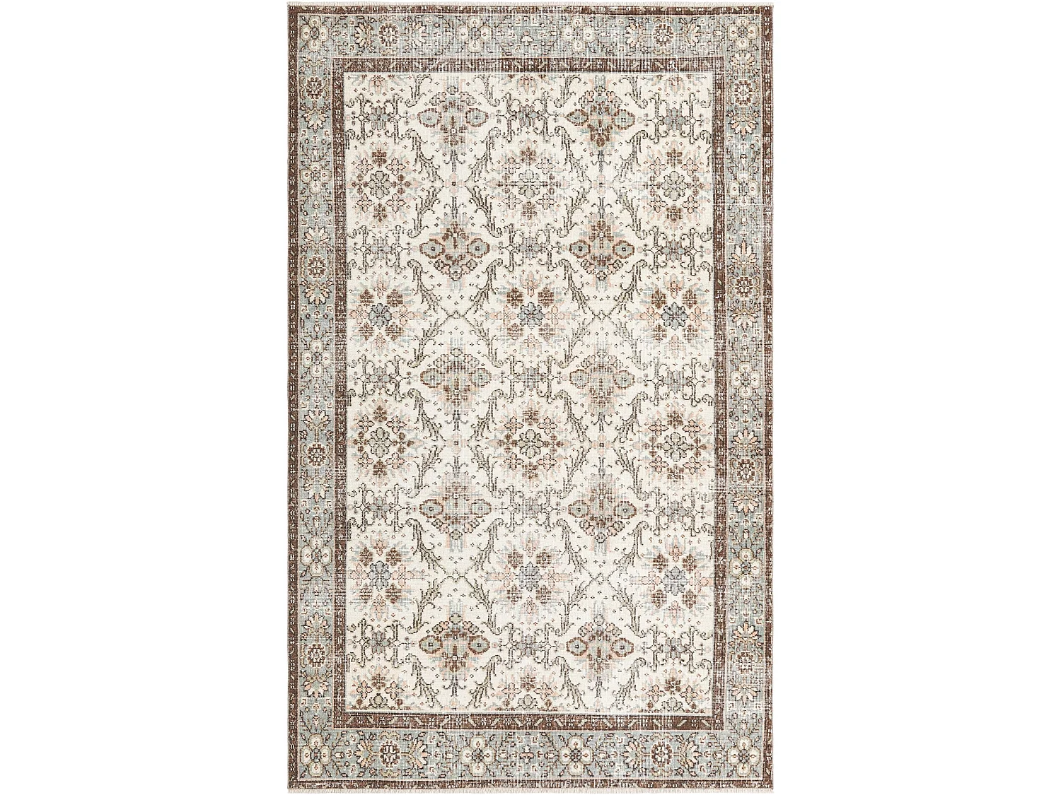 Wollteppich 178x259 Beige Ultra Vintage