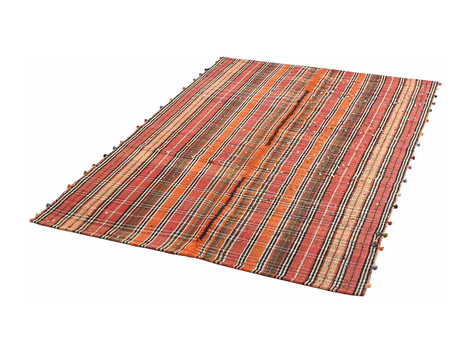 Tapis de laine 144x208 multicolore Jajim