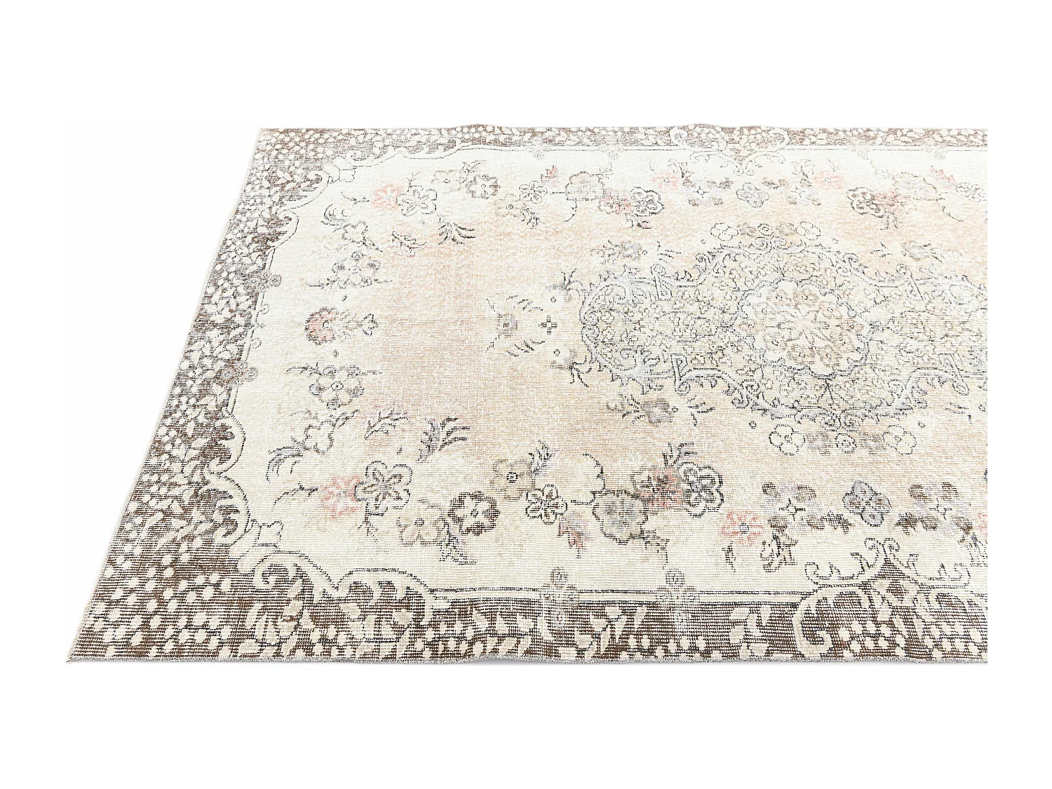 Tapis de laine 157x269 beige Ultra Vintage