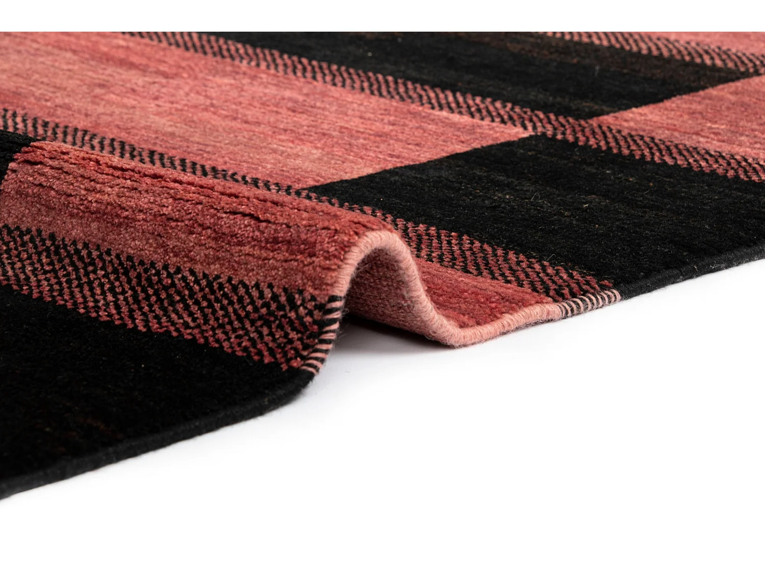 Tapis de laine 172x235 noir Juma