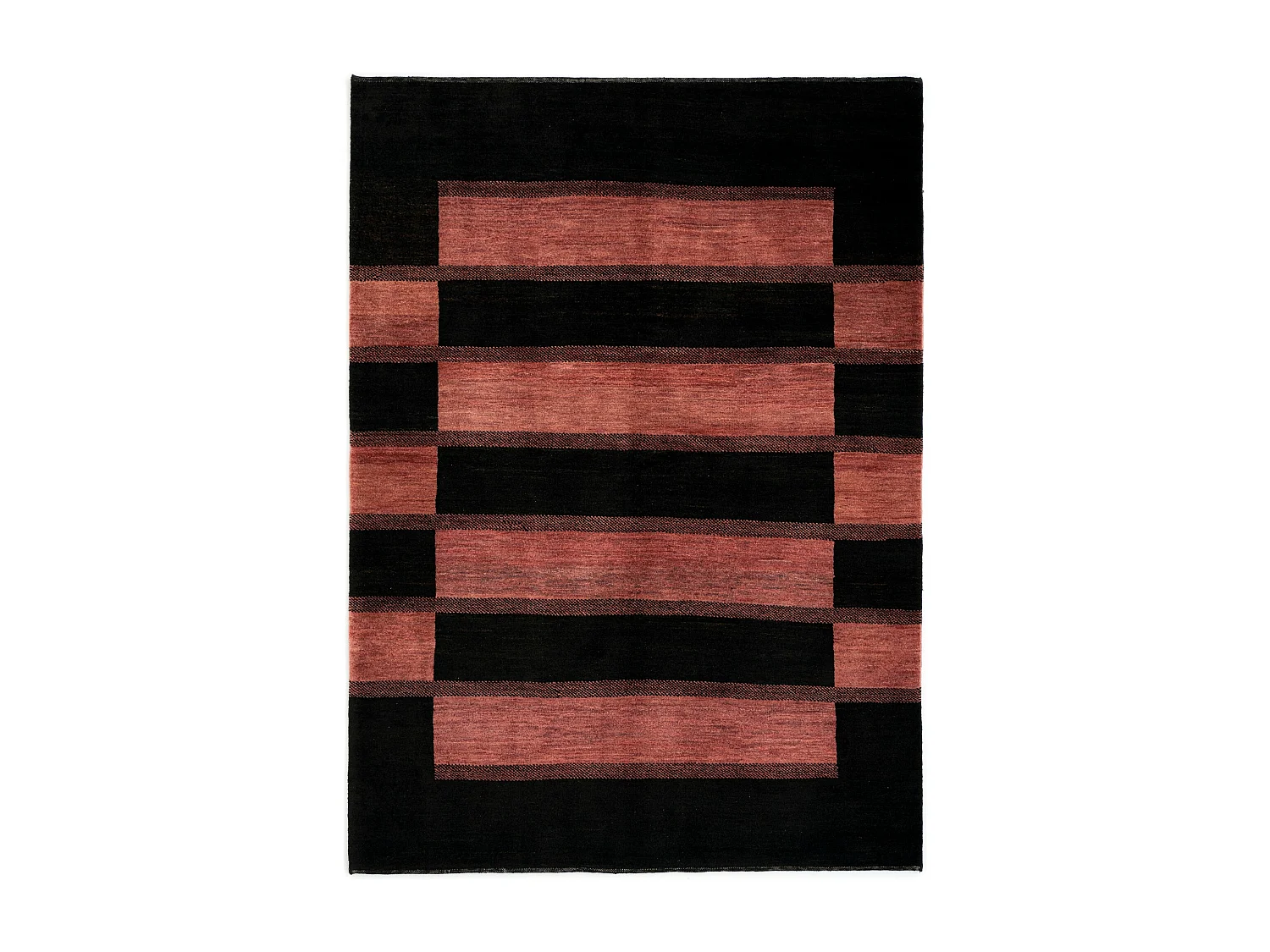 Tapis de laine 172x235 noir Juma