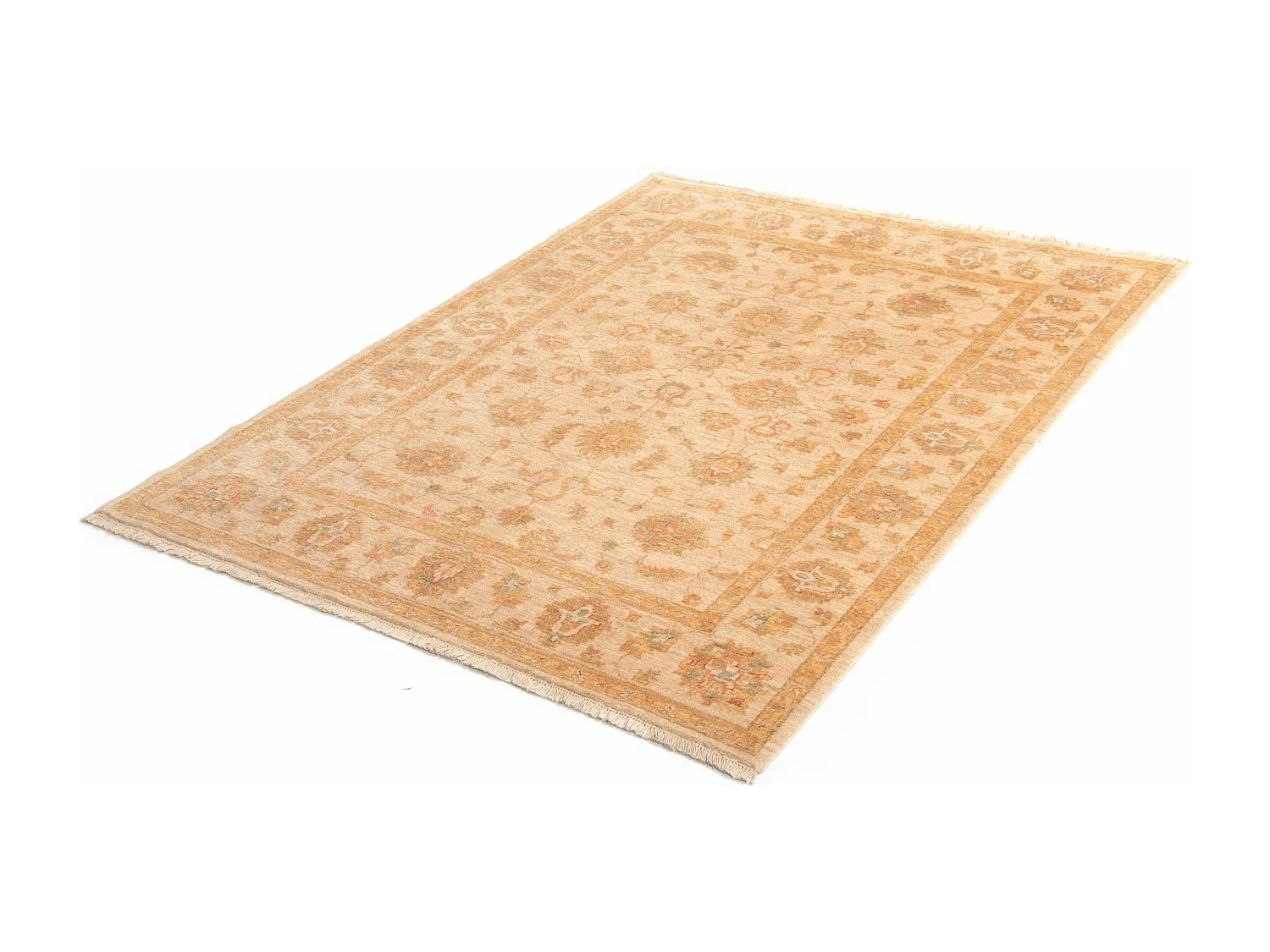 Tapis de laine 156x198 beige Kaizar