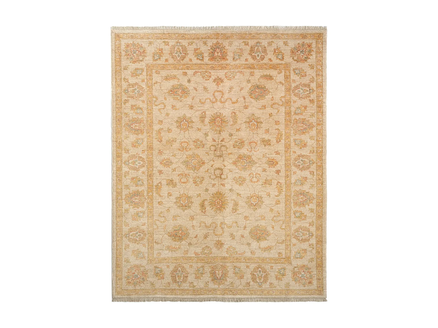 Tapis de laine 156x198 beige Kaizar
