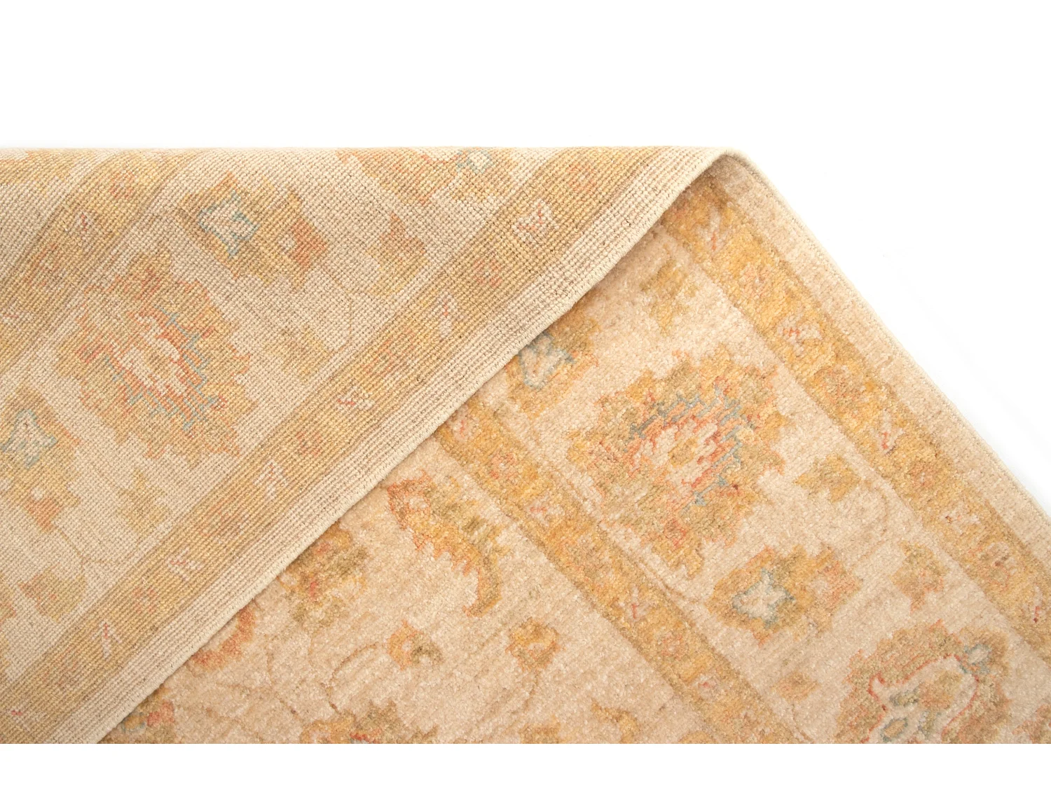 Tapis de laine 156x198 beige Kaizar