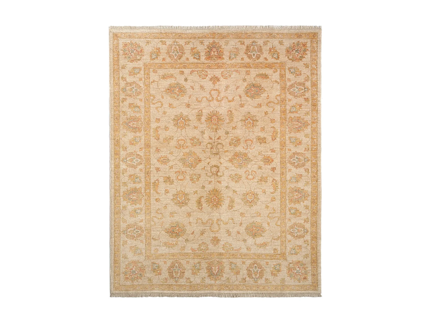 Tapis de laine 156x198 beige Kaizar