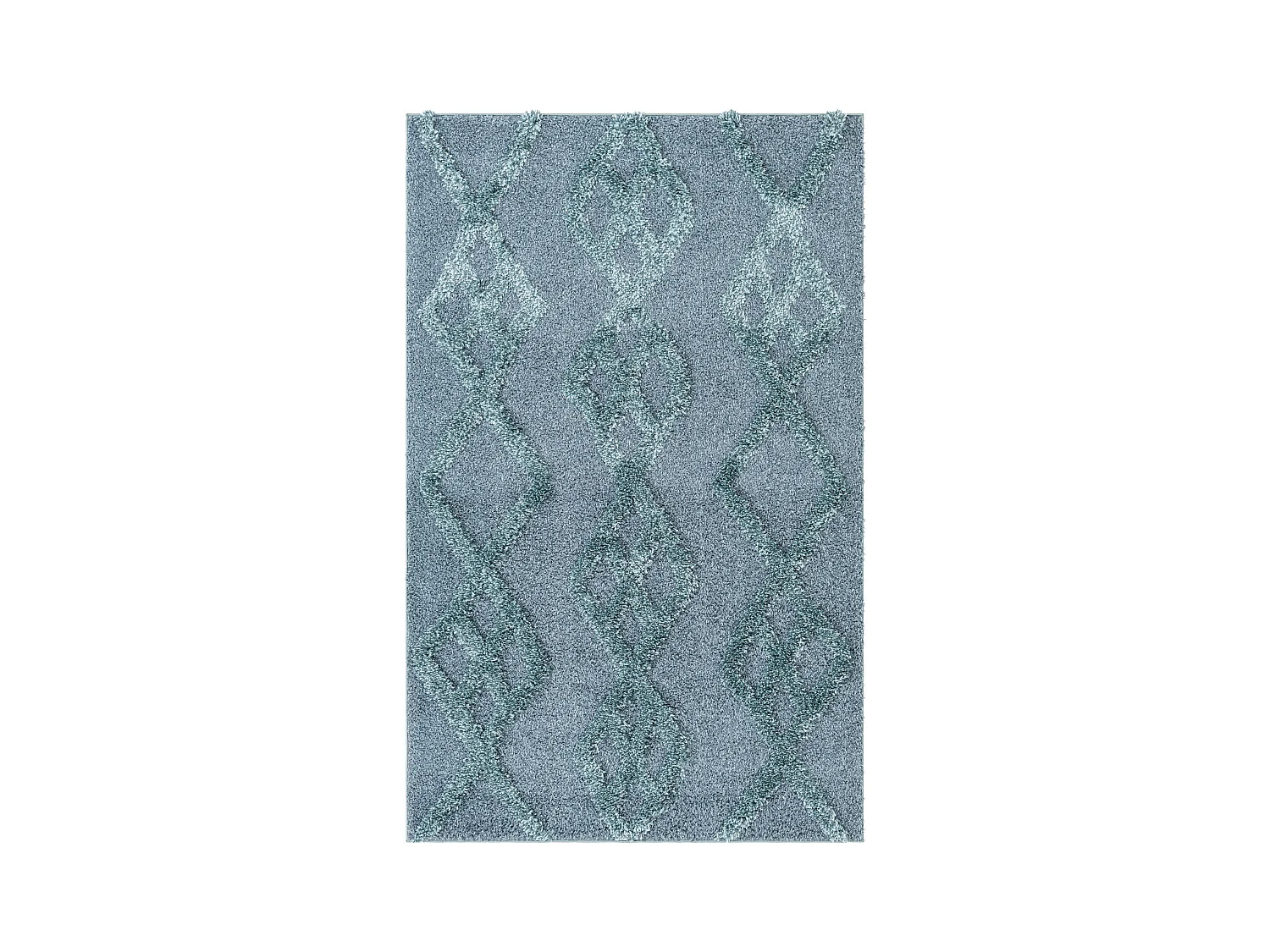 Hoogpolig tapijt 245x160 Blauw Thun Tribus