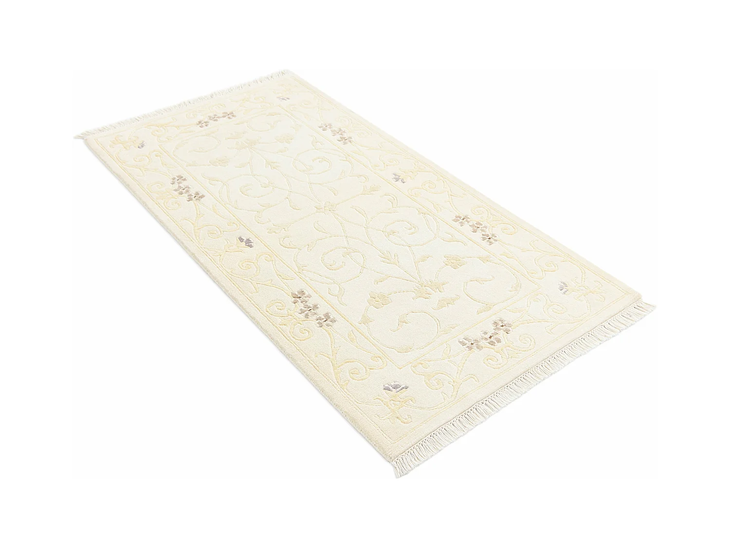 Tapis de laine 79x155 beige Darya