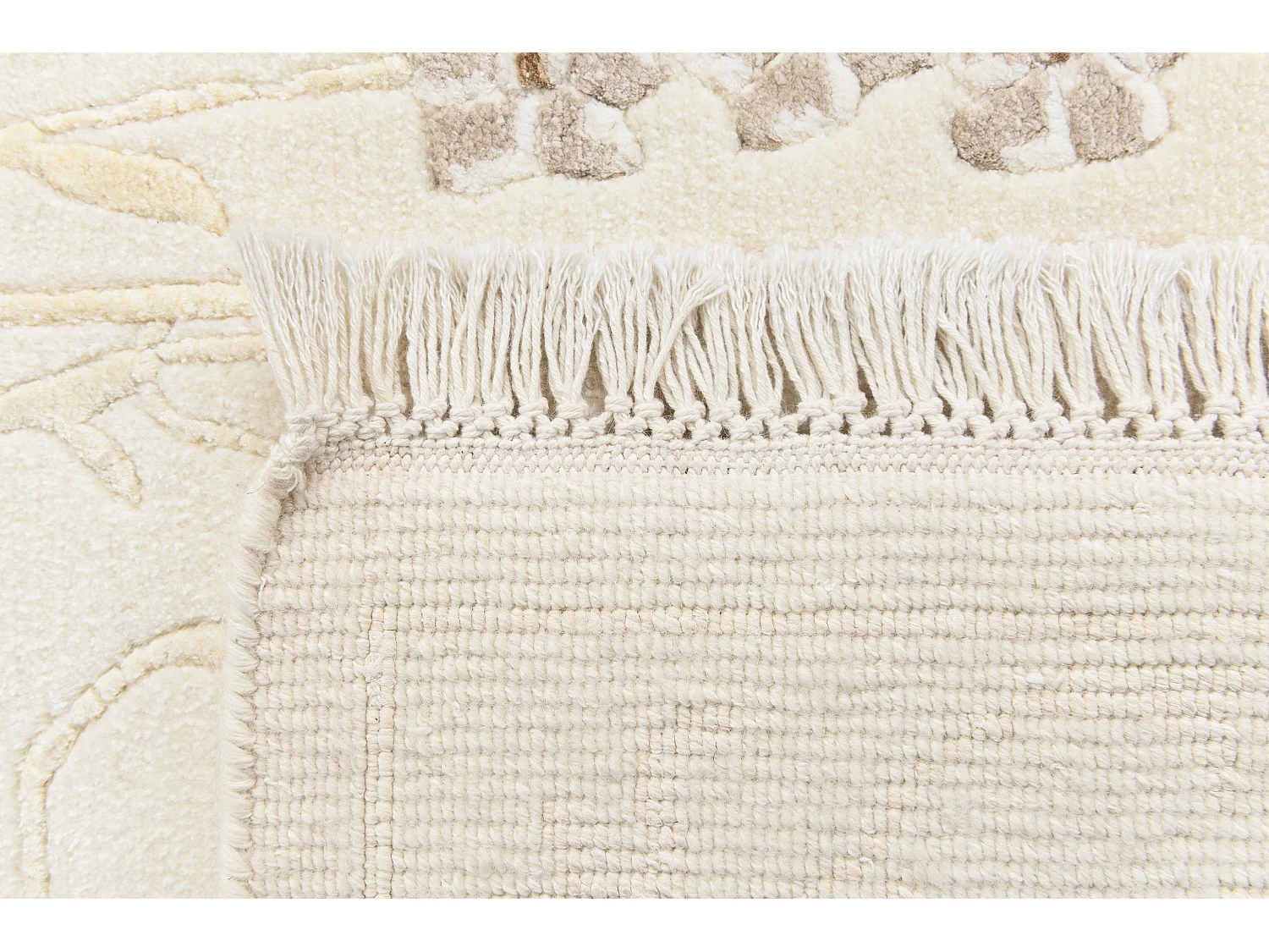 Tapis de laine 79x155 beige Darya