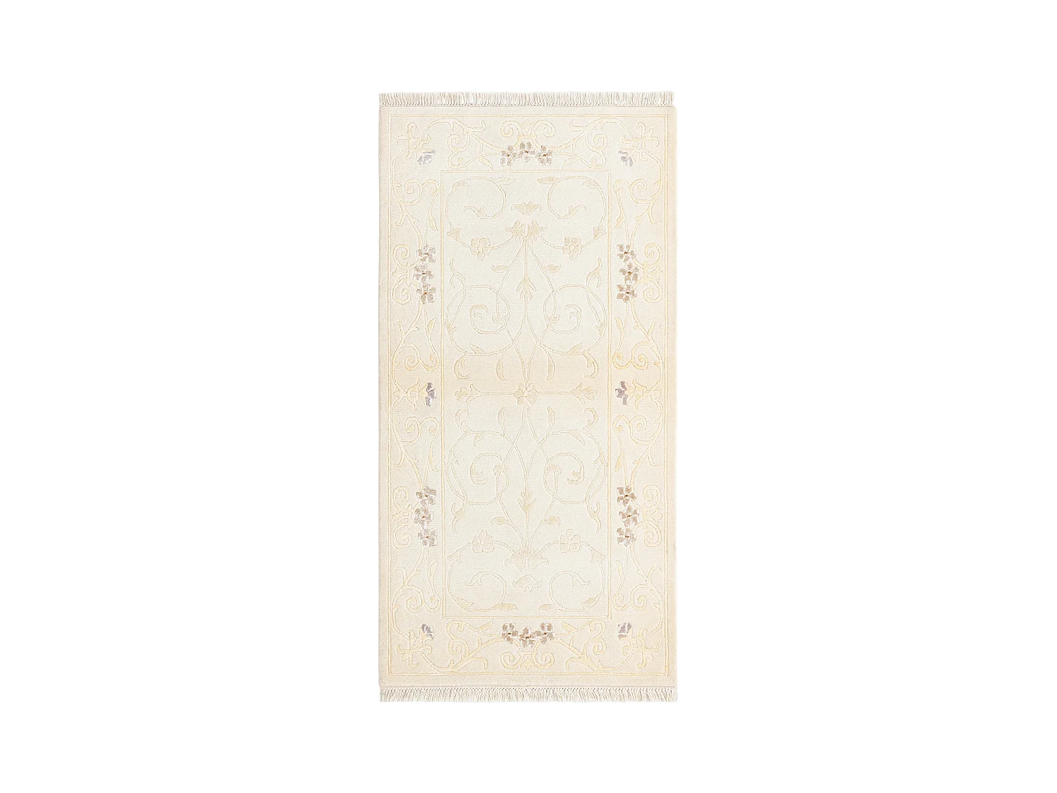 Tapis de laine 79x155 beige Darya