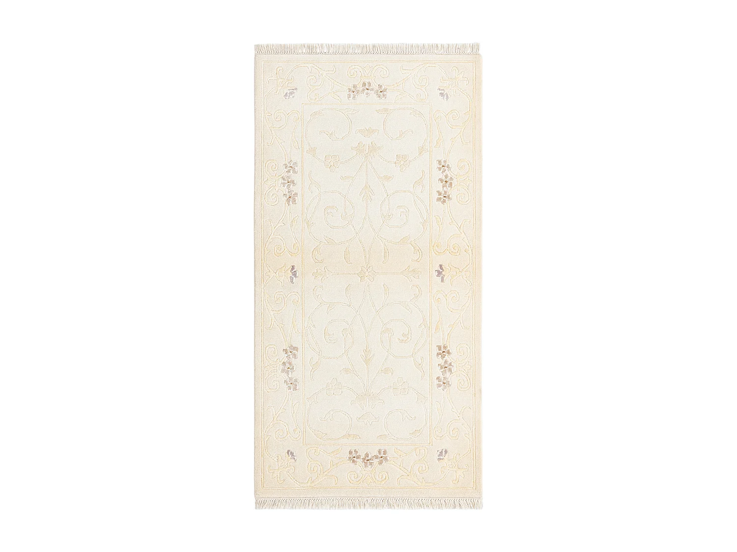 Tapis de laine 79x155 beige Darya