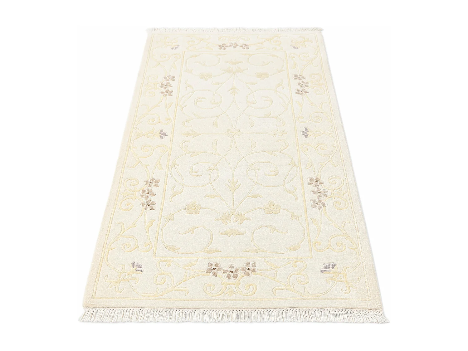 Tapis de laine 79x155 beige Darya