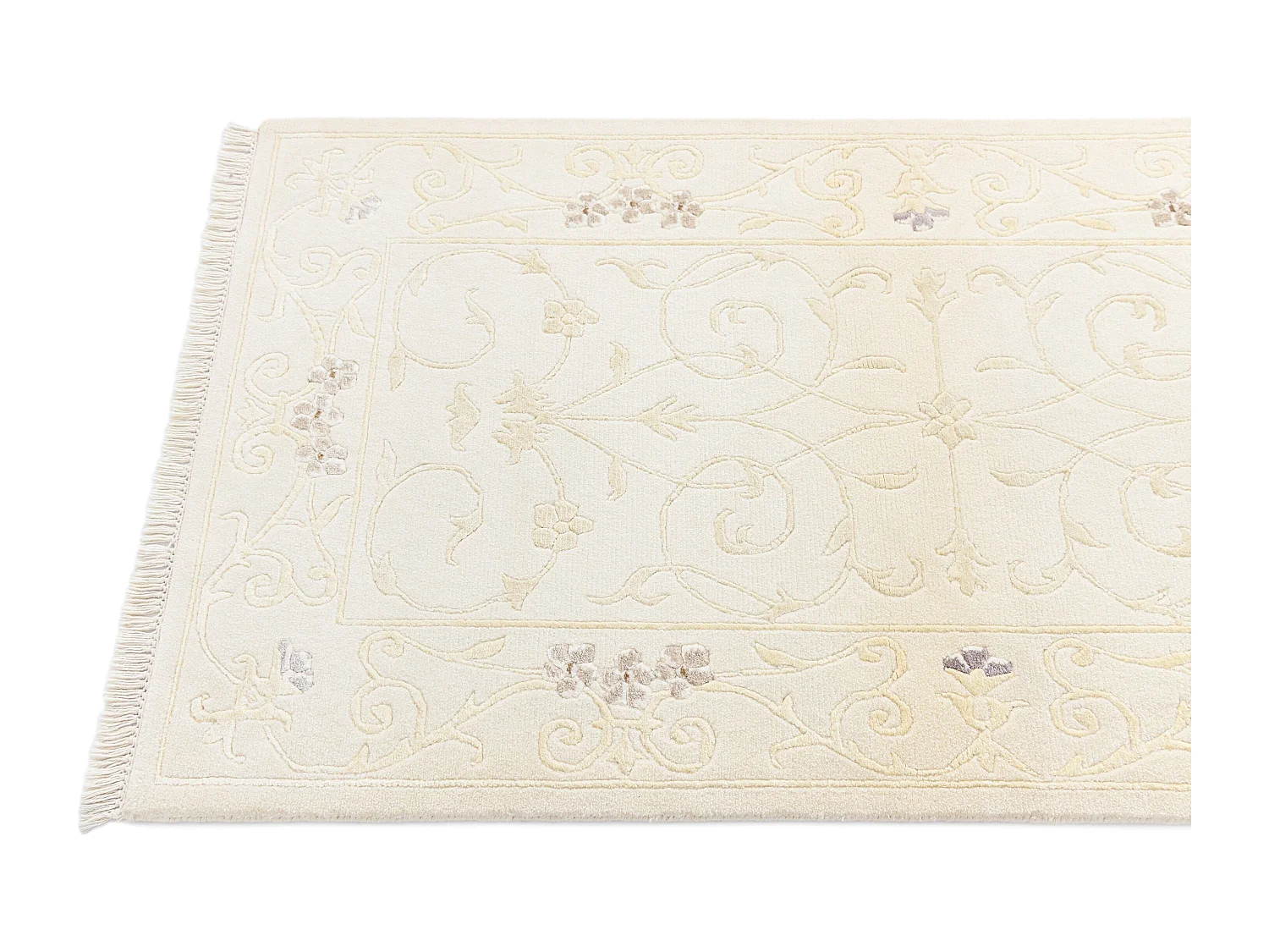 Tapis de laine 79x155 beige Darya
